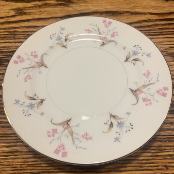 12 Vintage MEITO LUCILLE 6.5" Bread Plates 1960s Japan Floral PRISTINE EXCELLENT - Picture 16 of 16